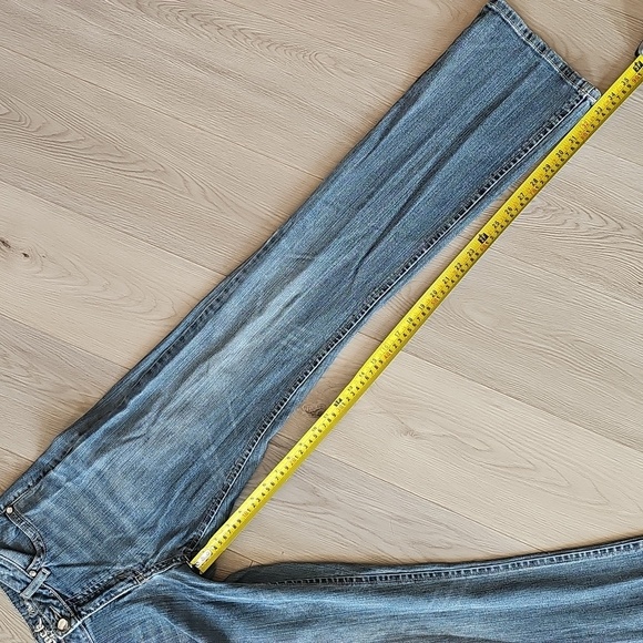 Rock 47 by Wrangler Low Rise Bootcut Jeans, Size 9/10 - Picture 7 of 16